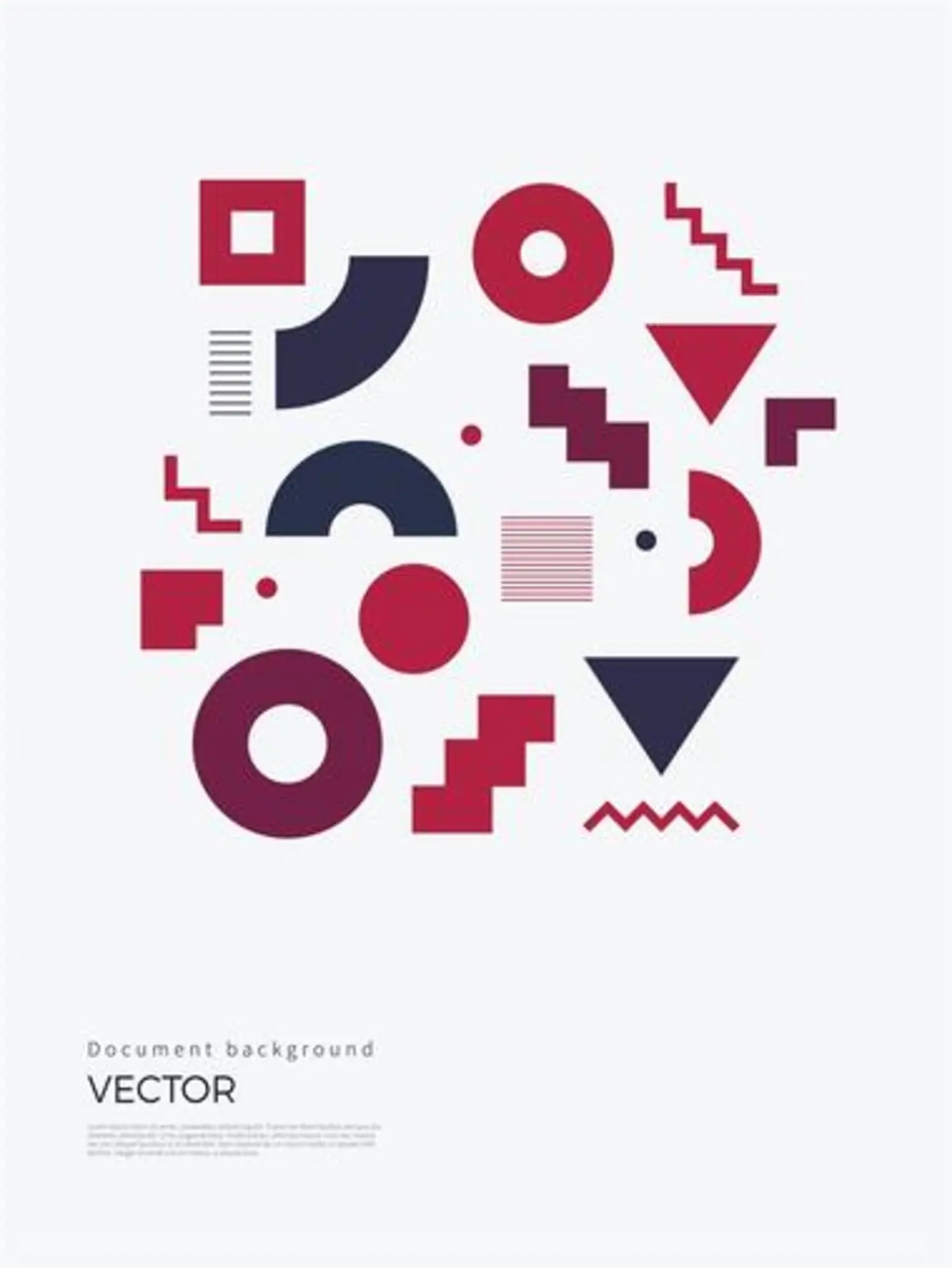 216 创意个性抽象书籍封面几何元素插画ai矢量素材
