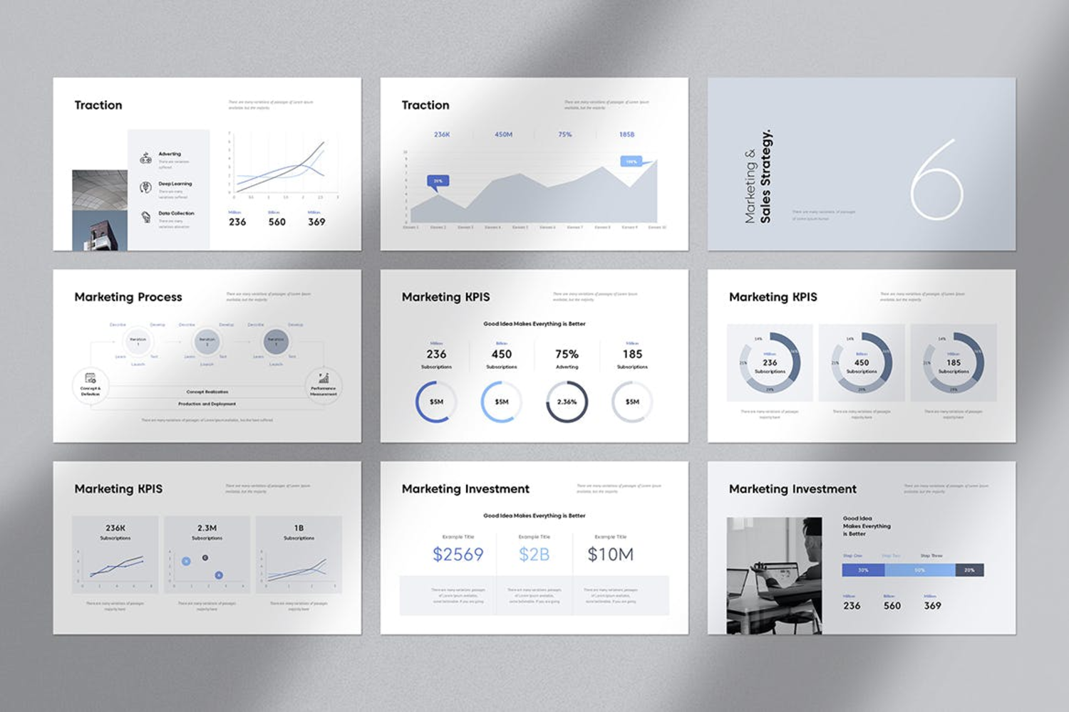 2116 简洁商务营销方案市场调查分析数据报告演示PPT+Keynote模板 Mareting Plan Presentation Template@GOOODME.COM