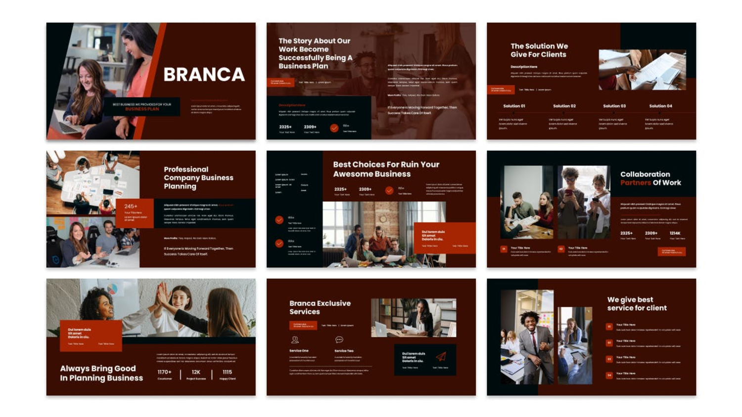 2129 商业商务团队简介绍企业数据总结Keynote模板 Branca – Business Presentation Keynote Template@GOOODME.COM
