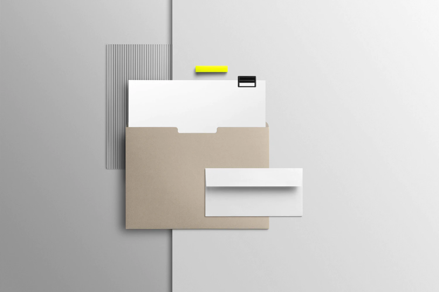2078 21款现代时尚品牌vi设计笔记本名片信纸文具展示贴图ps样机模版 Core Branding Mockup