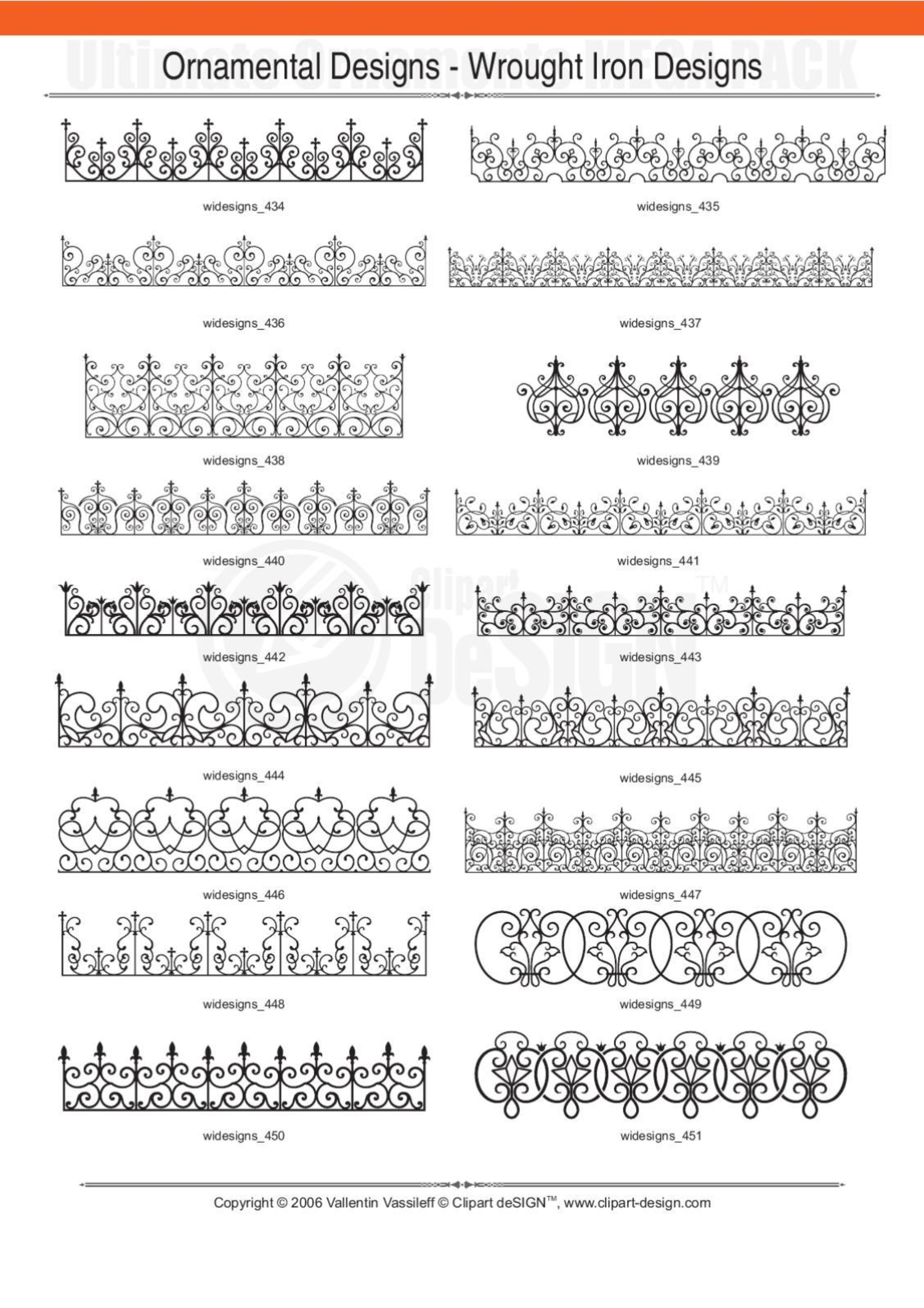 2081 12800款矢量简笔画花纹图案设计装饰元素合集包Ultimate Ornaments Mega Pack