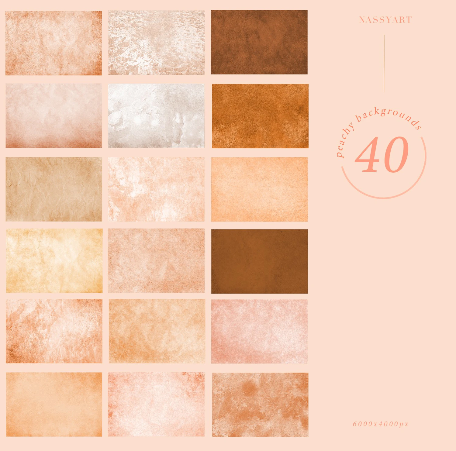 2088 60种奶油质地桃花纸艺术包装背景图片 60 Peach and Cream Textures