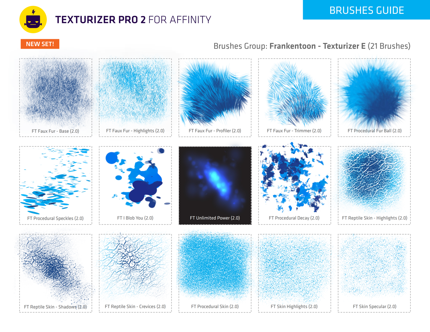 2092 Affinity儿童插画噪点纹理笔刷 Texturizer Pro 2