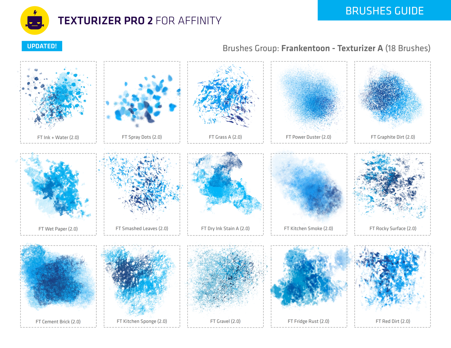 2092 Affinity儿童插画噪点纹理笔刷 Texturizer Pro 2