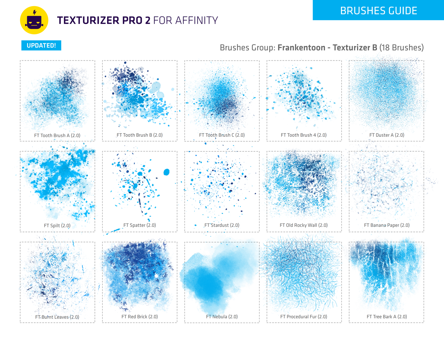 2092 Affinity儿童插画噪点纹理笔刷 Texturizer Pro 2