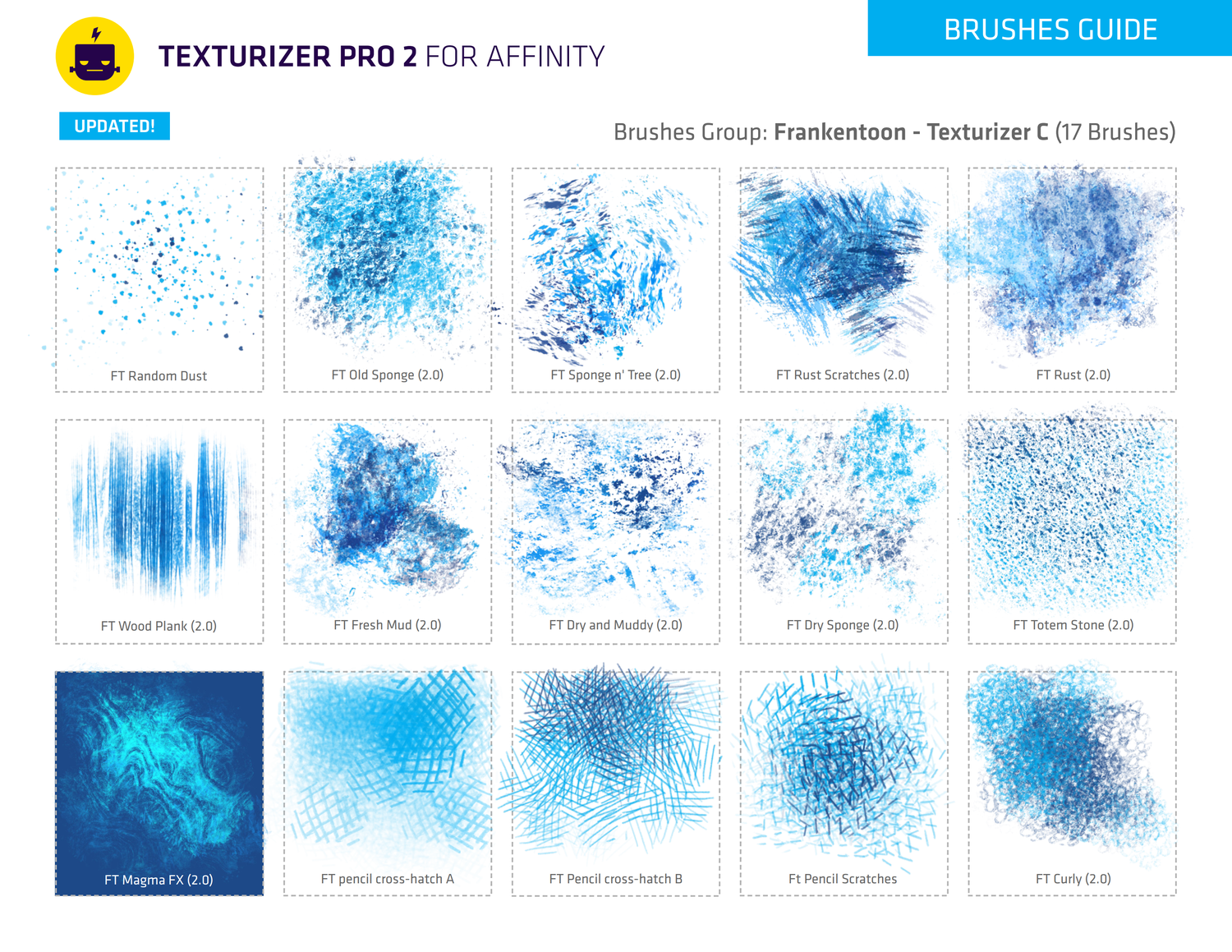 2092 Affinity儿童插画噪点纹理笔刷 Texturizer Pro 2