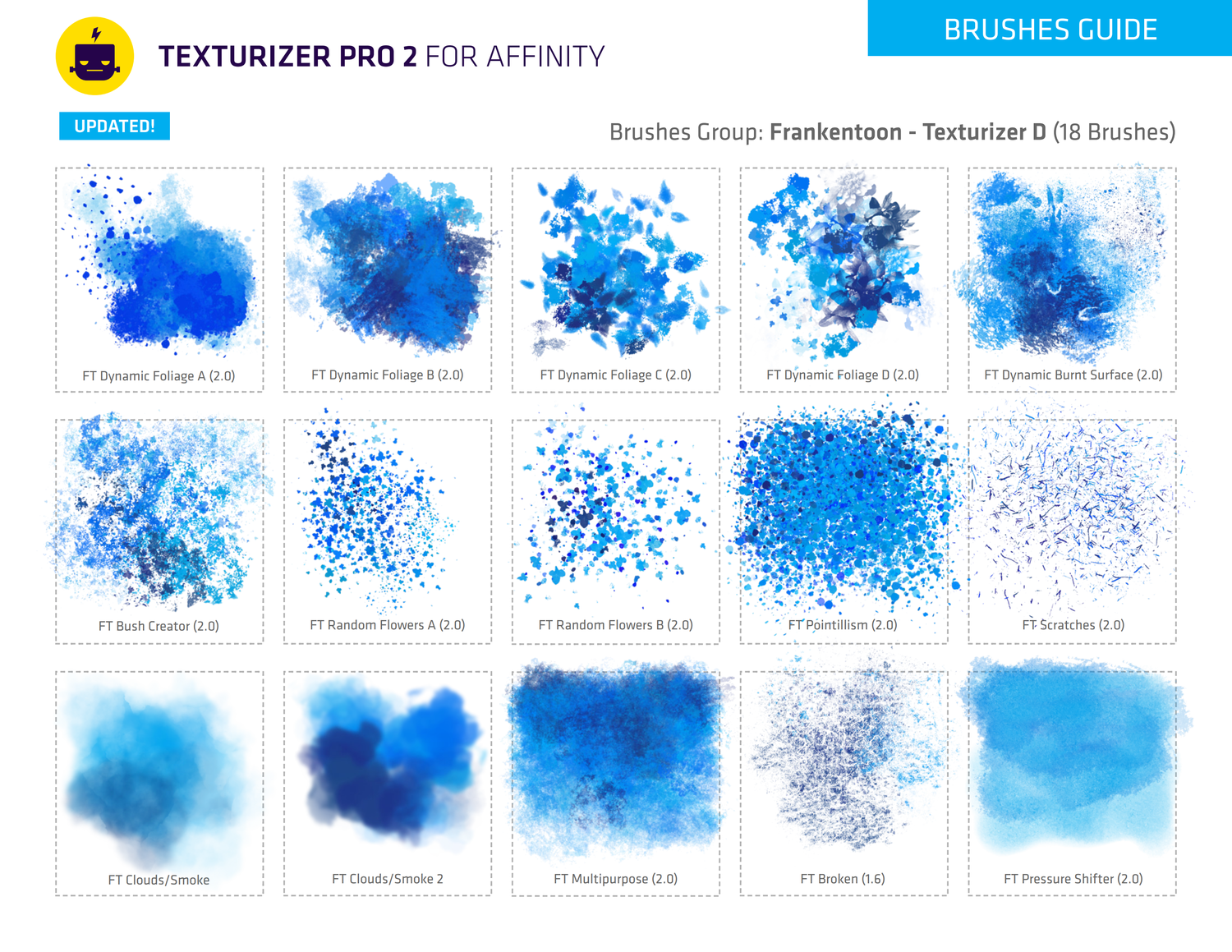 2092 Affinity儿童插画噪点纹理笔刷 Texturizer Pro 2