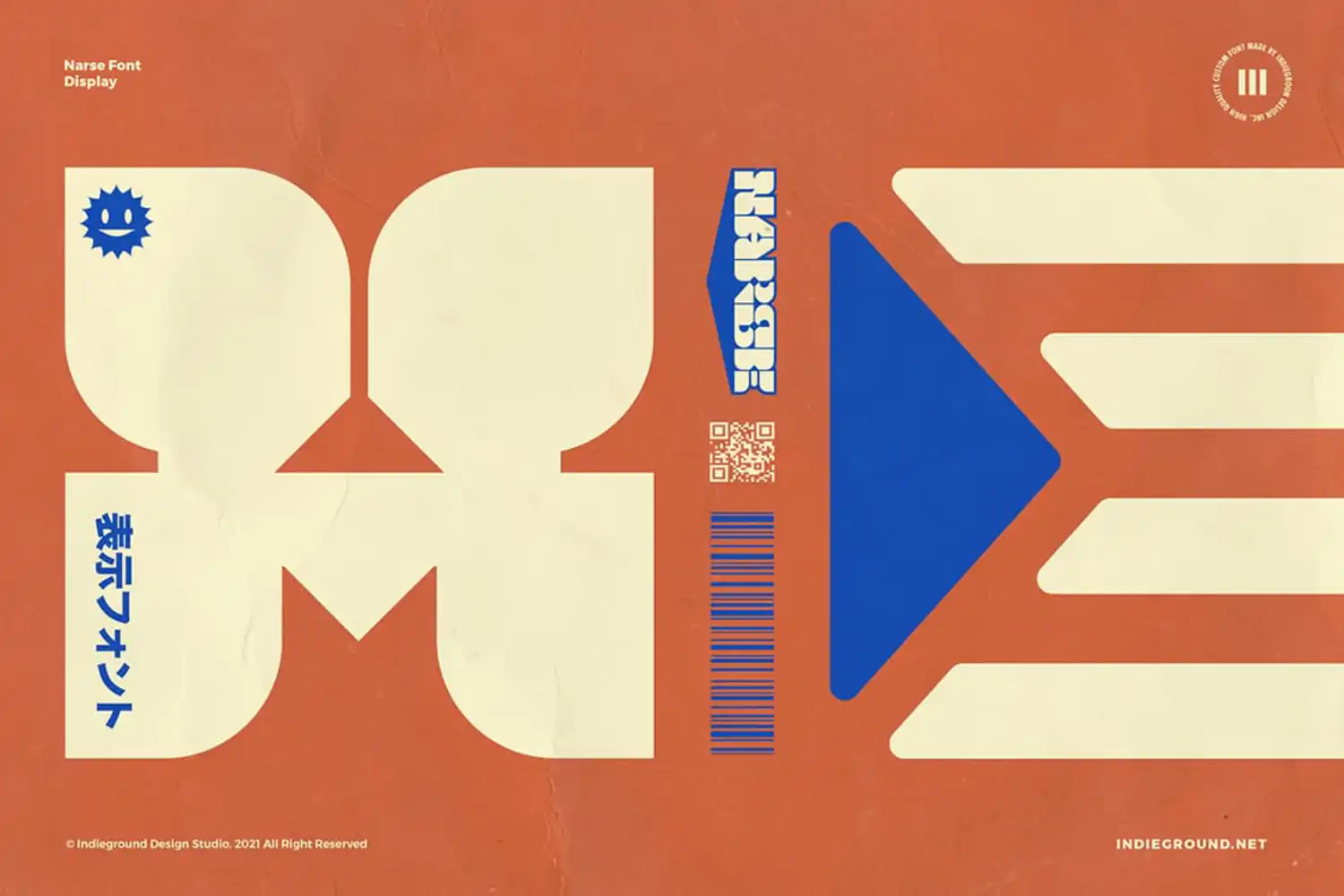2132 70年代爵士乐封面几何模块英文艺术字体
