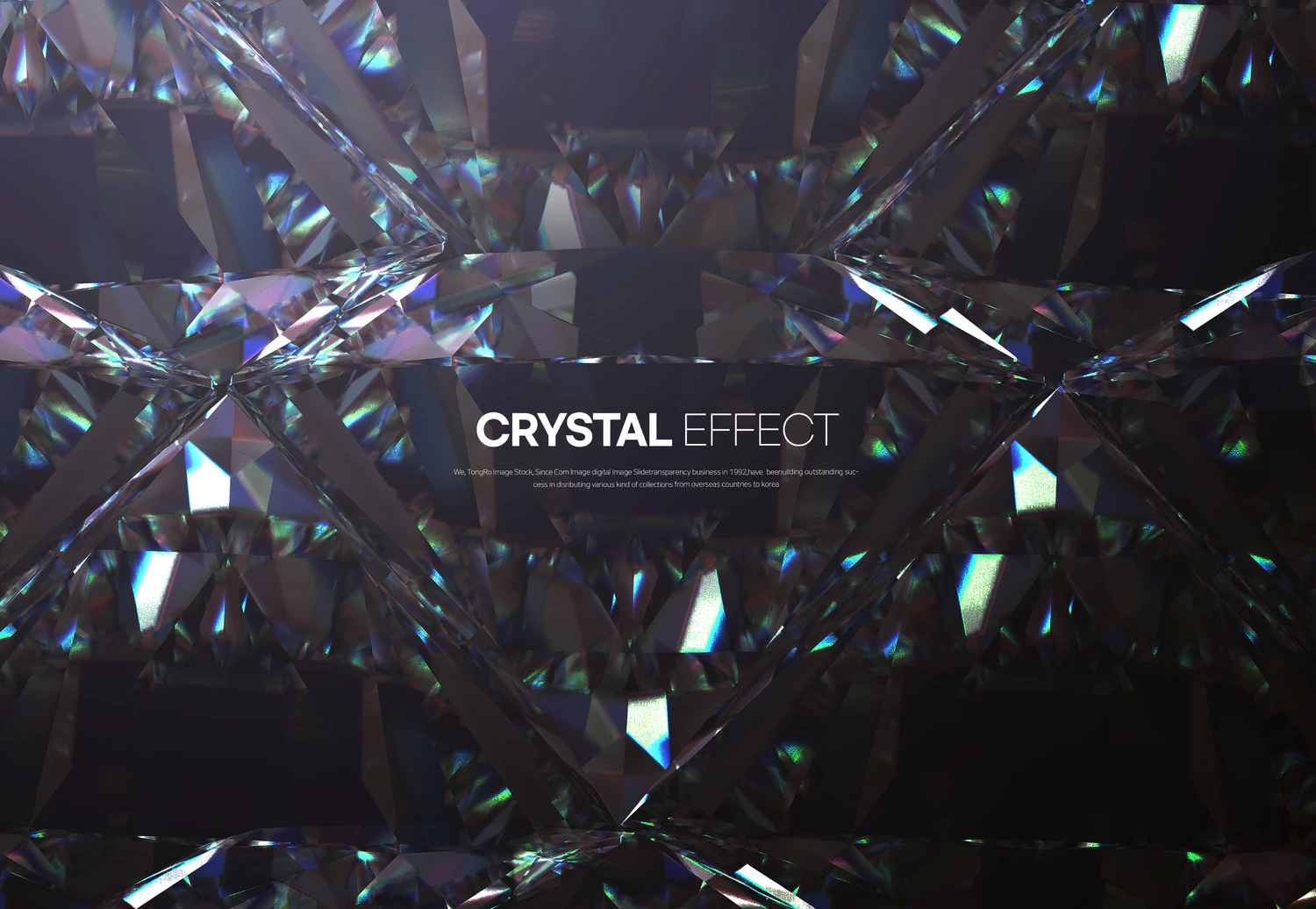 2137 10款炫彩透明结晶水晶玻璃创意主视觉海报背景设计