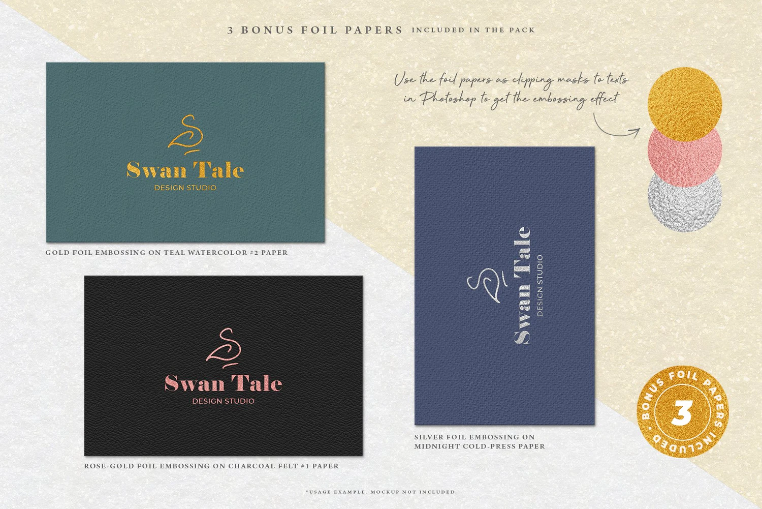 2140 225张莫兰迪艺术卡纸底纹背景素材Swan Tale Studio – Papiere Classic Textured Papers