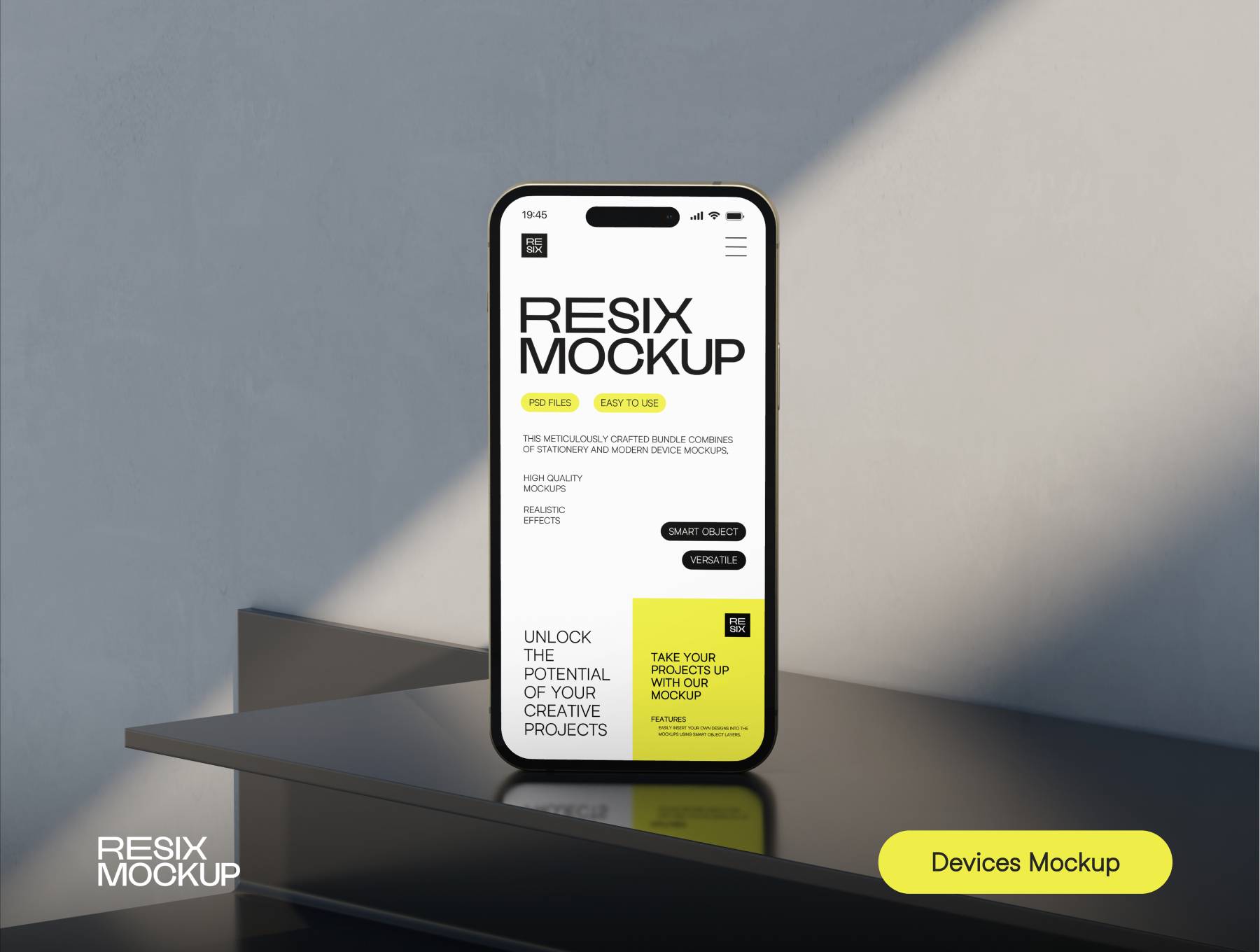 高端企业VI视觉系统全套模板品牌设计LOGO画册包装展示样机Resix - Clean Style Branding Mockup Bundle-果觅网