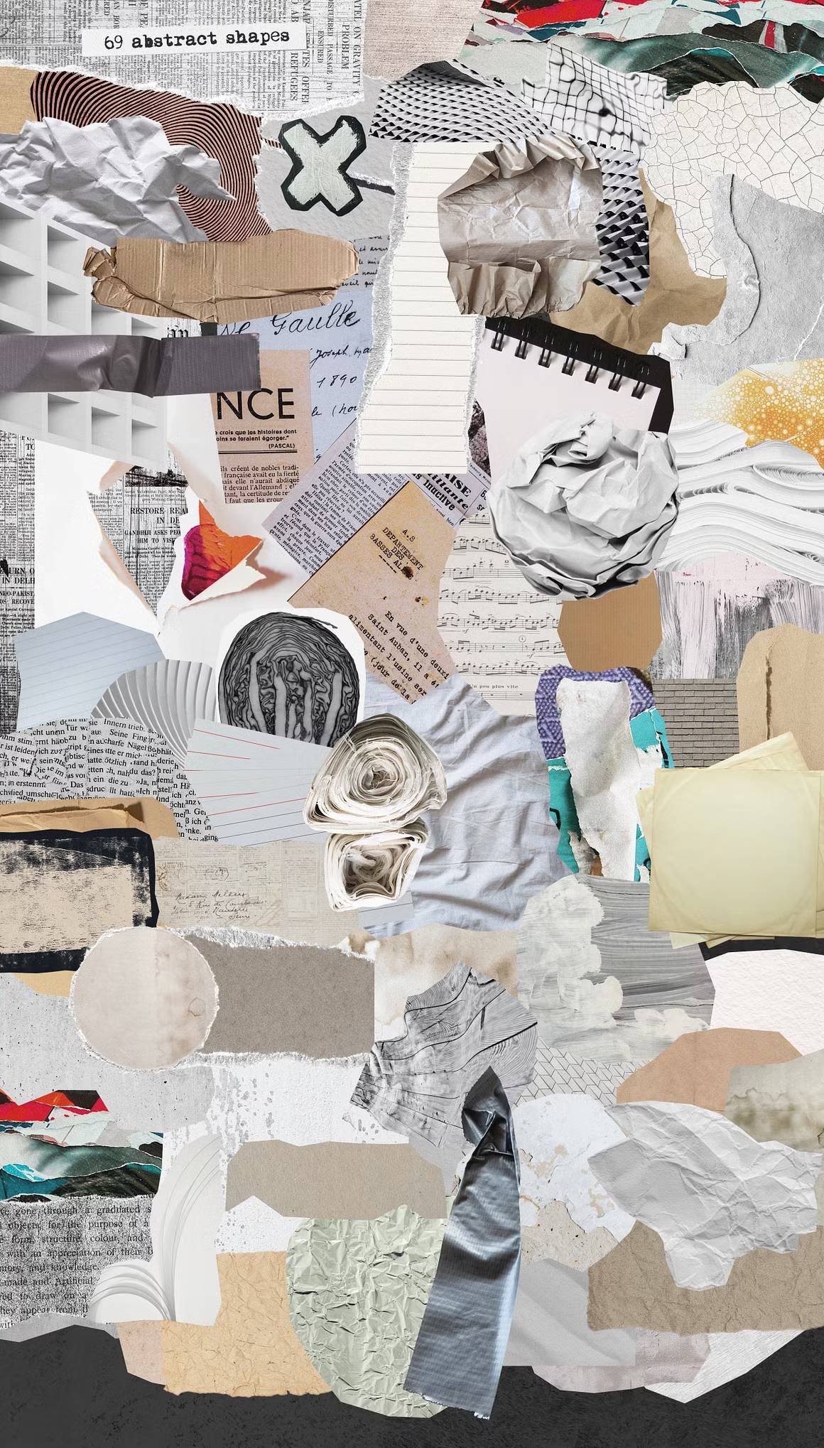 情绪视觉PNG素材包488款创意插画拼贴风透明背景Emotions. Collage & Illustrations-果觅网