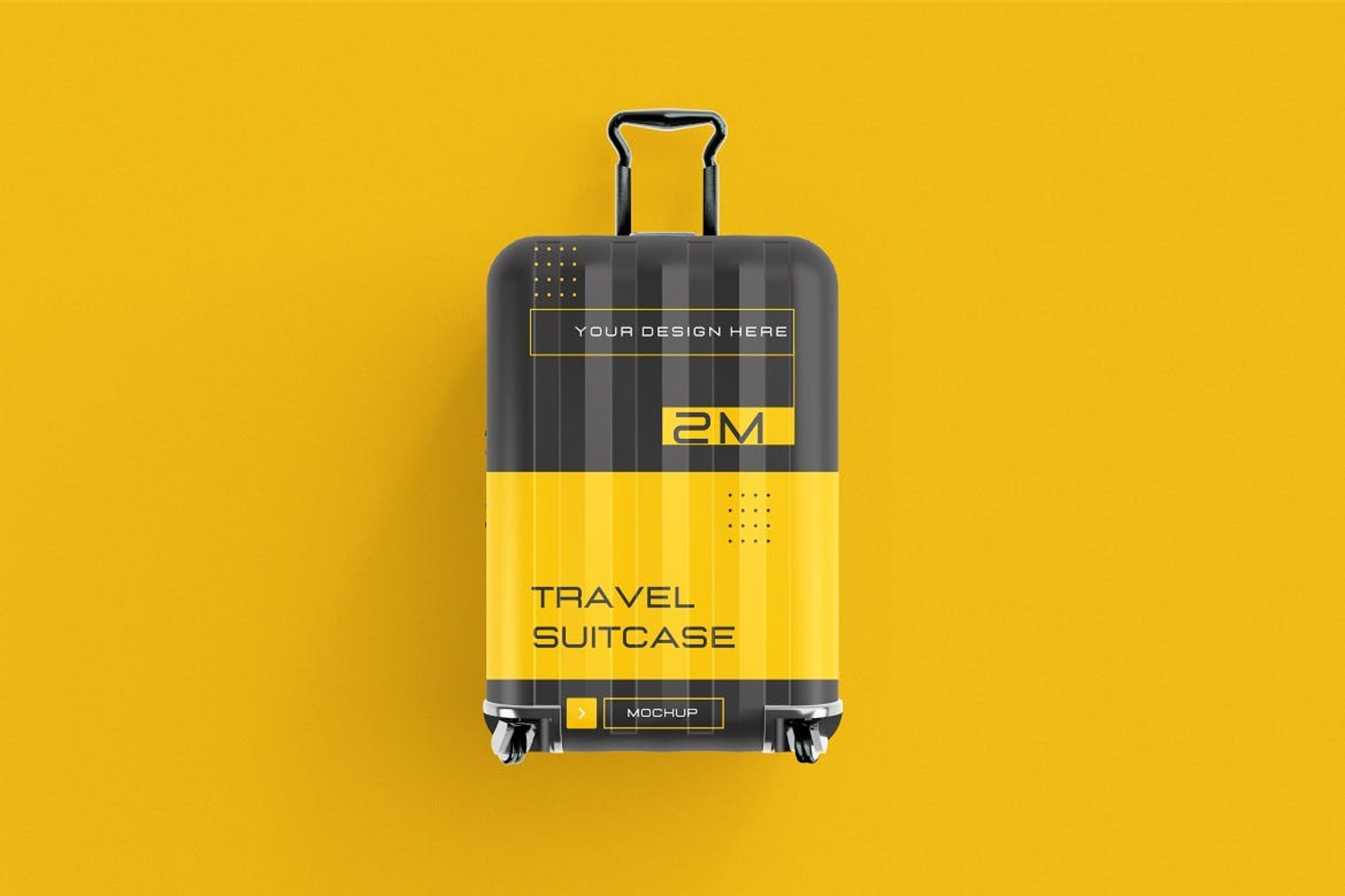 1789 拉杆行李箱PS样机素材(psd)Travel Suitcase Mockups