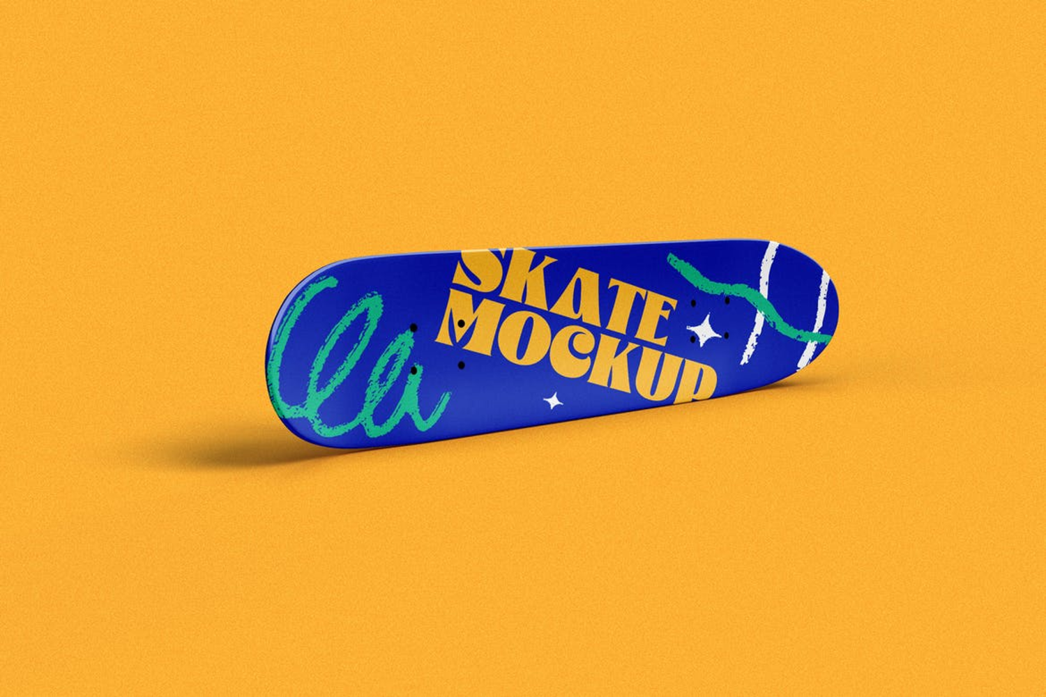 1791 8款潮流街头滑板设计PS样机素材(psd) Skateboard Mockup