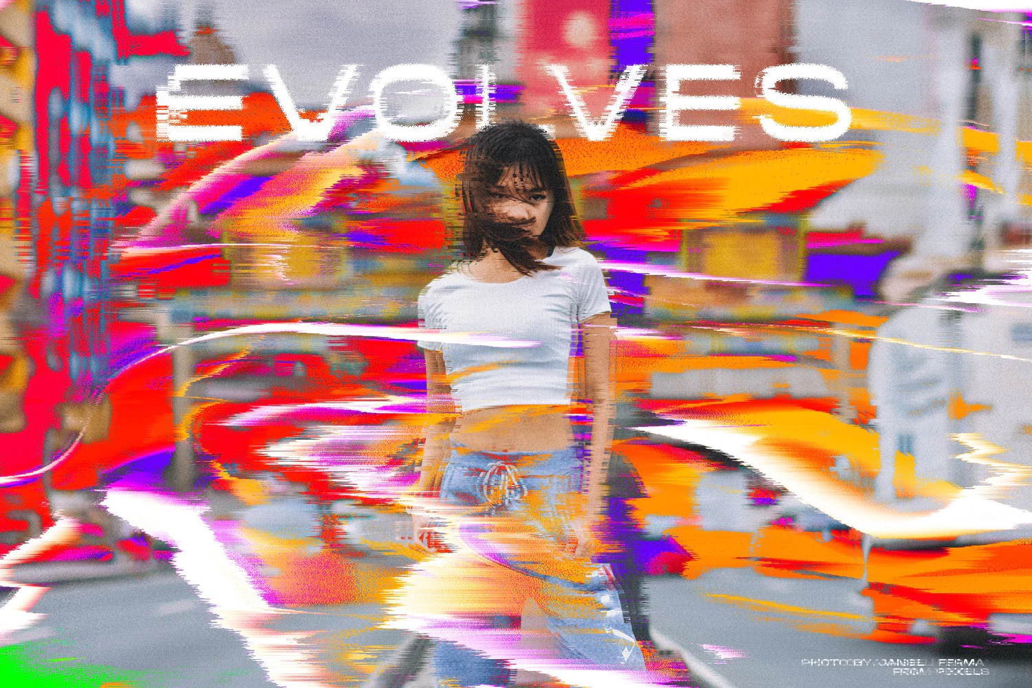 1837 280+炫彩故障艺术背景设计包280 Glitch Distortion Textures