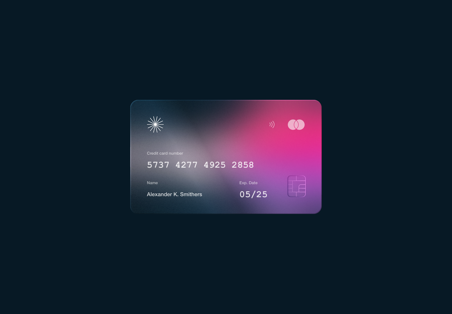 1854 半透明磨砂金属信用卡名片卡片设计模板素材(Fig-sketch) 3D Metal Credit Card Mockups – Fintech & SaaS