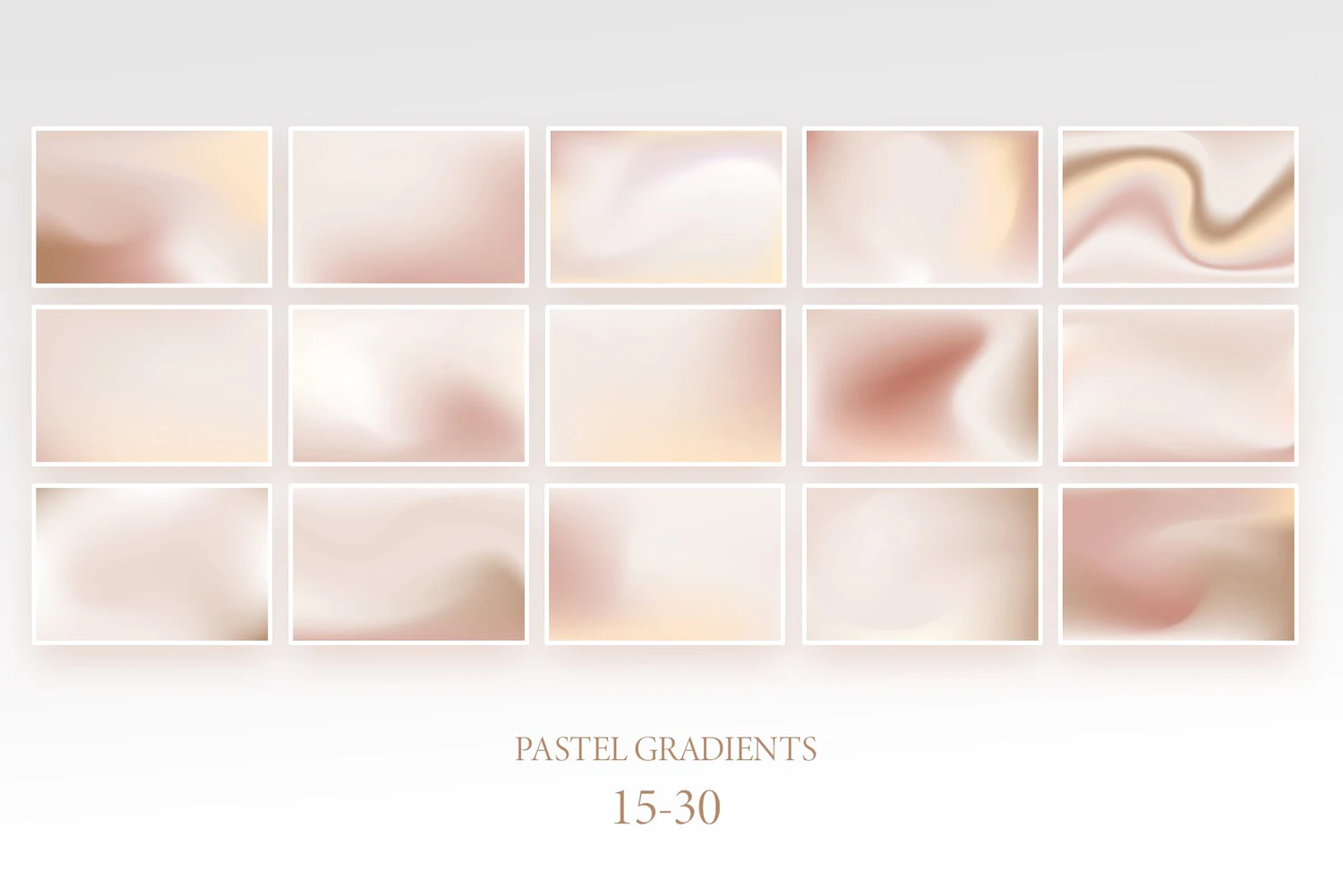 1909 30款蒙脓渐变清新背景素材 Pastel Gradients