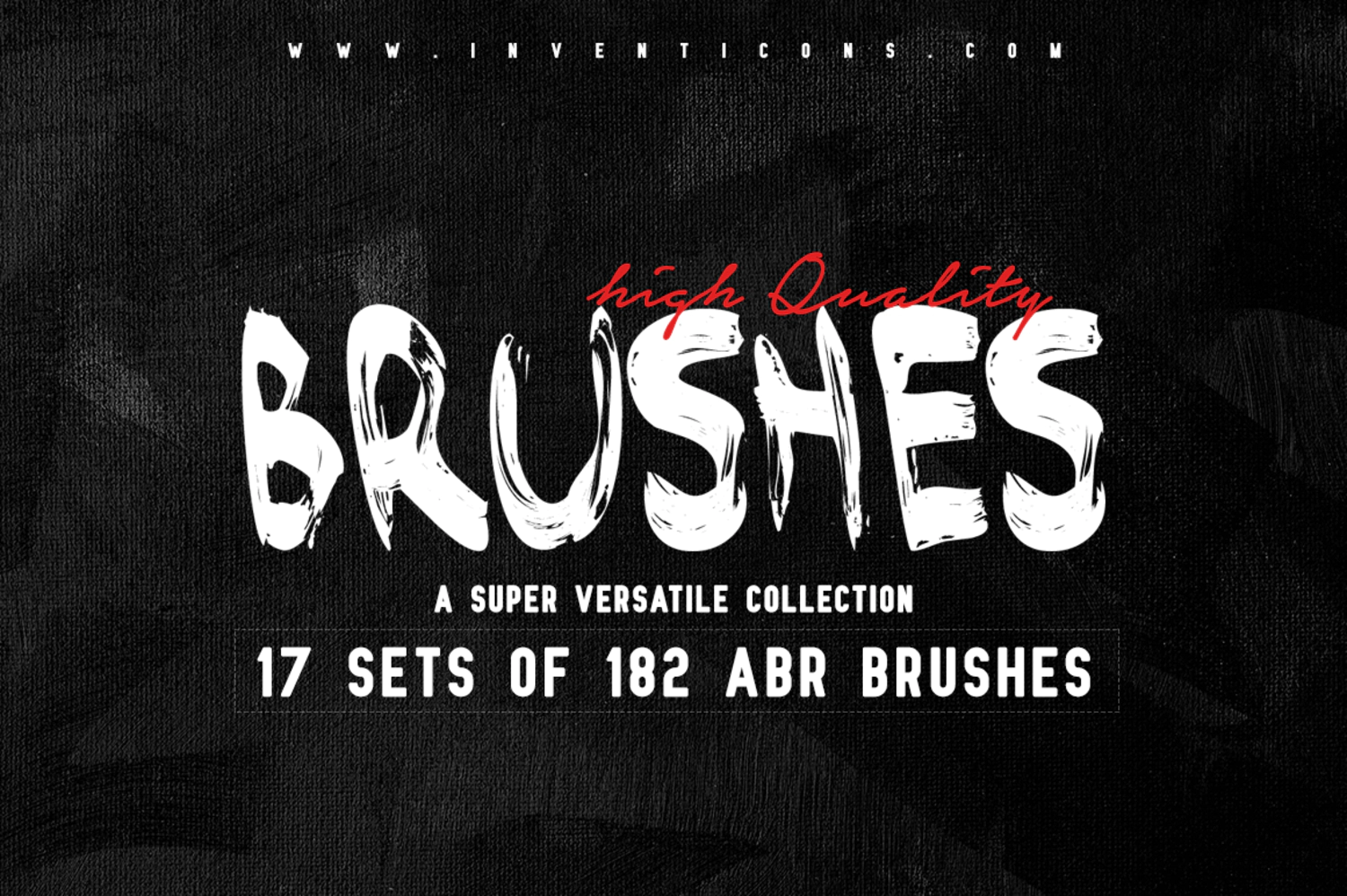 1945 182款潮流手写毛笔笔触绘画效果PS笔刷素材 ScaryClown – 182 Hand Made Brushes