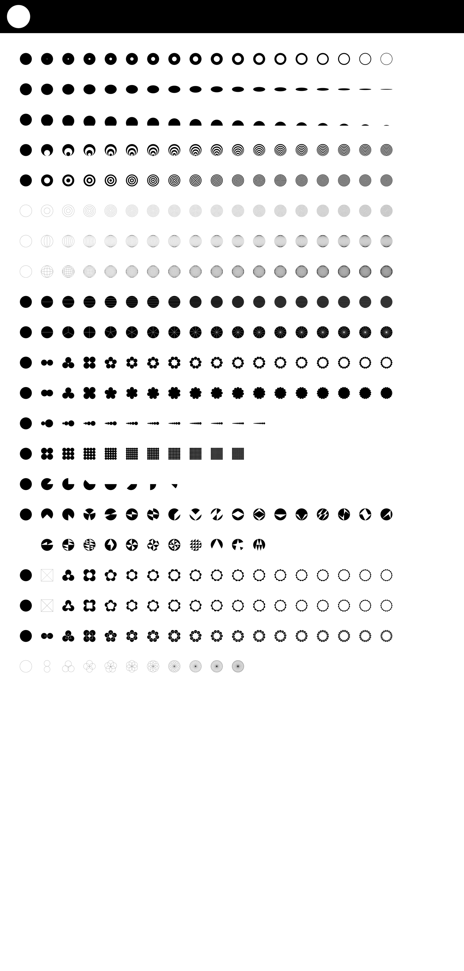 1946 矢量抽象几何图标AI素材FIG图形素材 Shape Spectrum