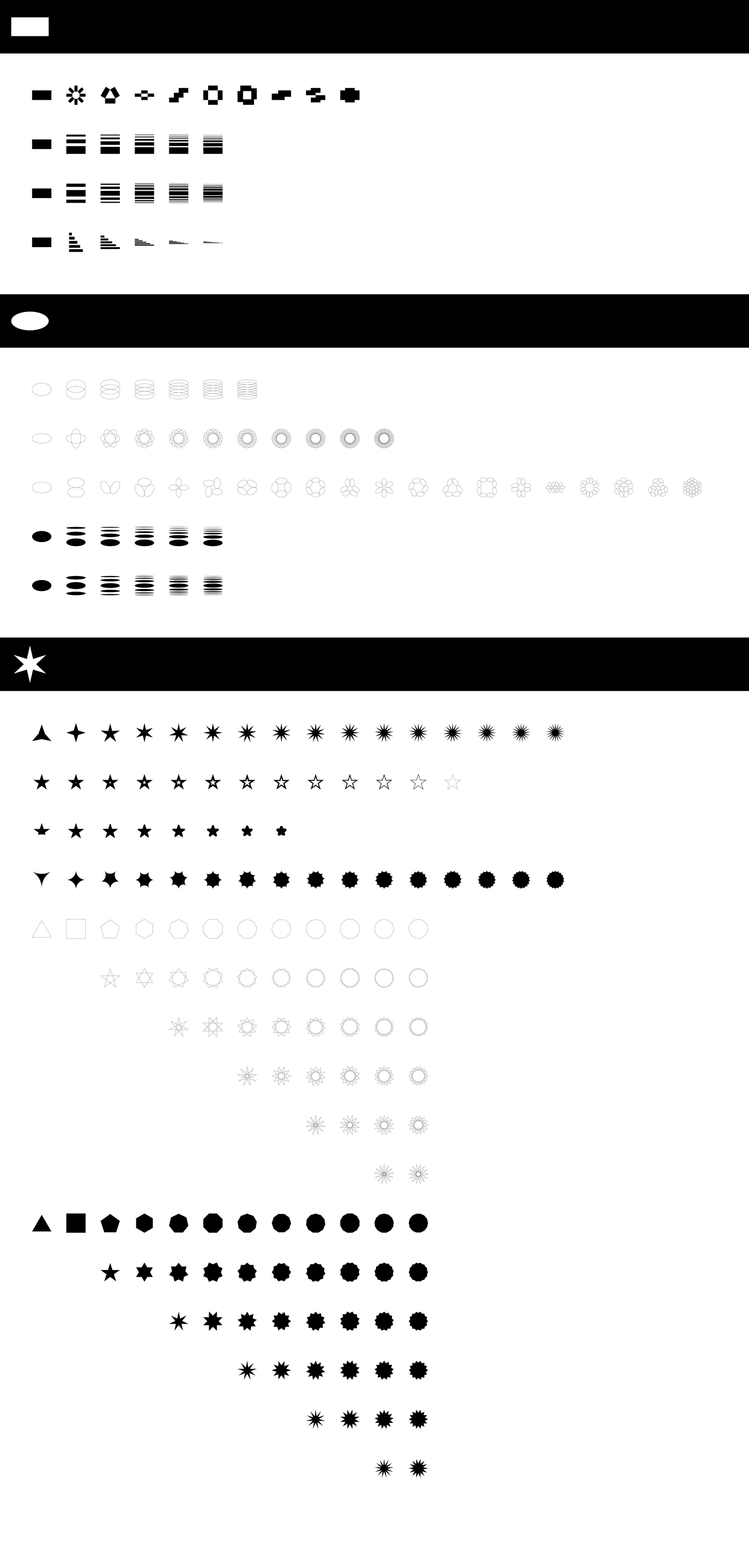 1946 矢量抽象几何图标AI素材FIG图形素材 Shape Spectrum