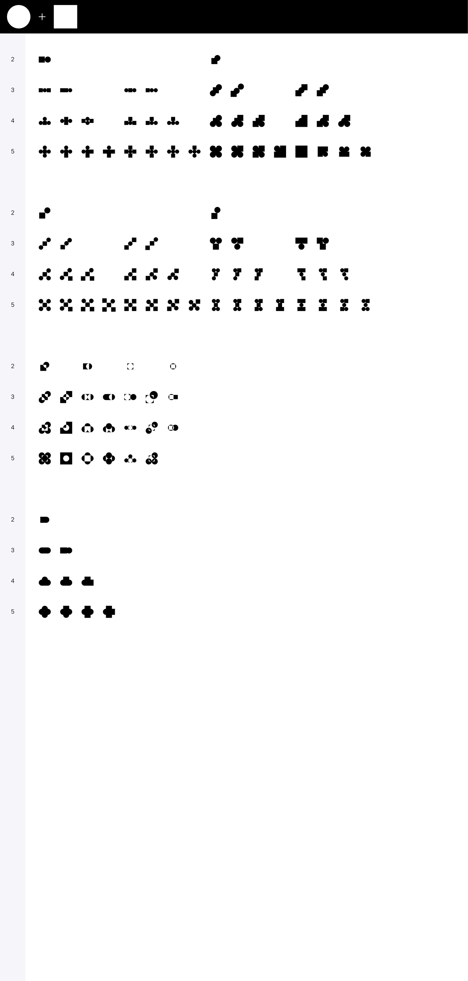 1946 矢量抽象几何图标AI素材FIG图形素材 Shape Spectrum