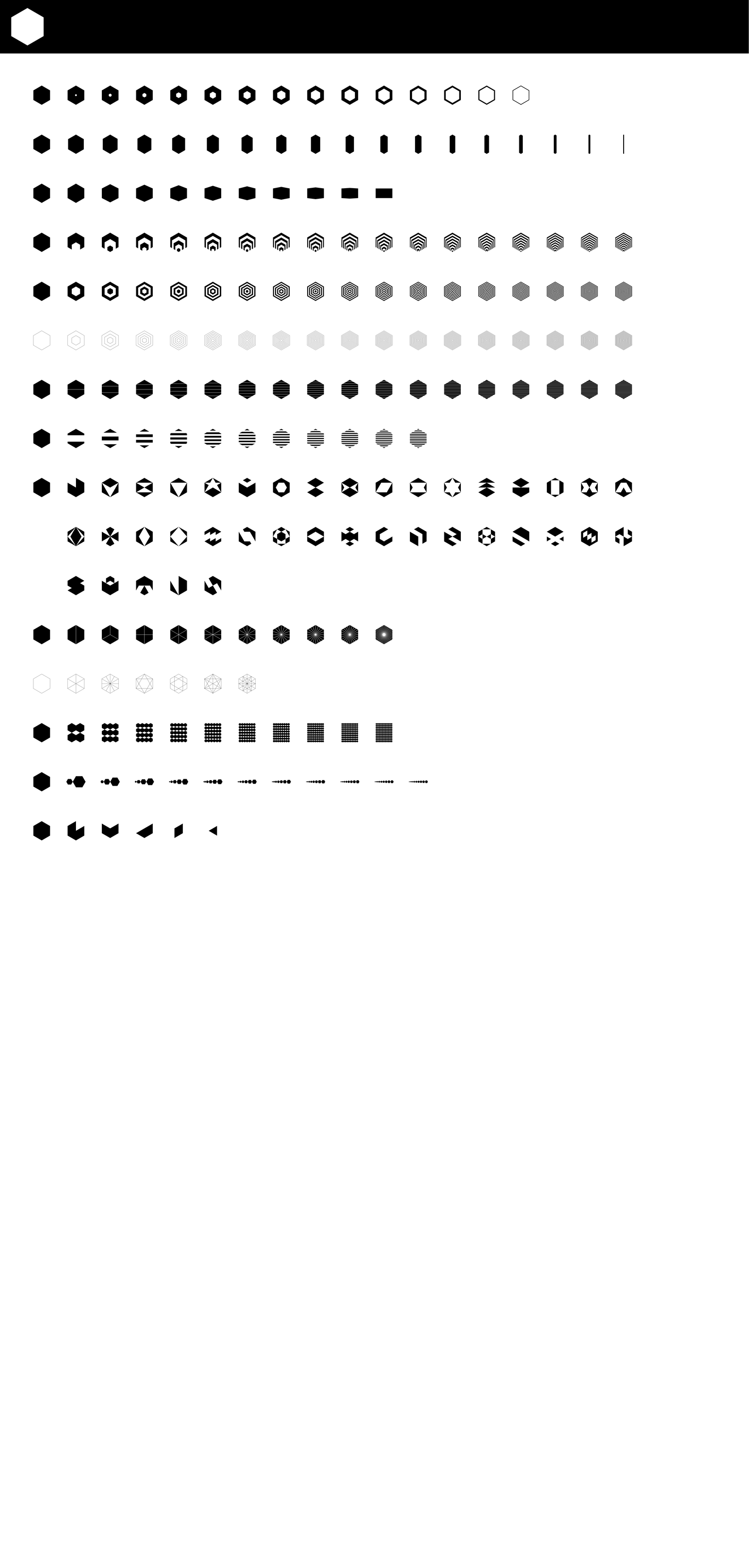 1946 矢量抽象几何图标AI素材FIG图形素材 Shape Spectrum