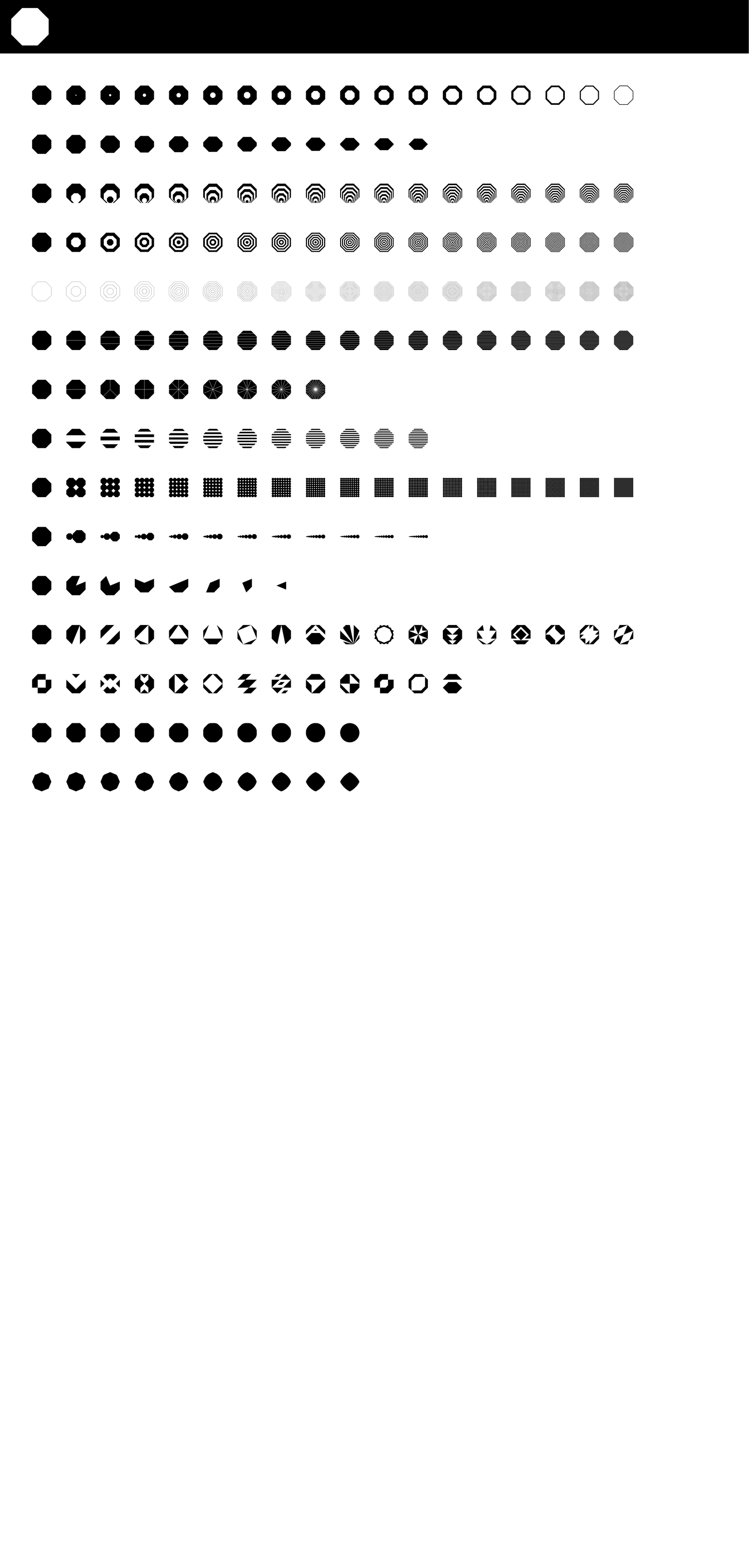 1946 矢量抽象几何图标AI素材FIG图形素材 Shape Spectrum