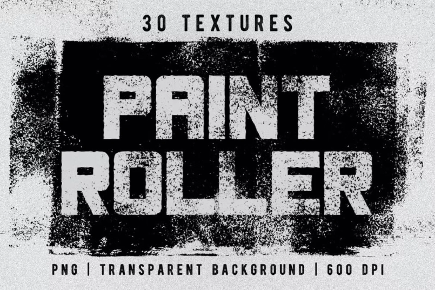 2003 30款水墨油漆效果背景纹理包 30 Paint Roller Textures