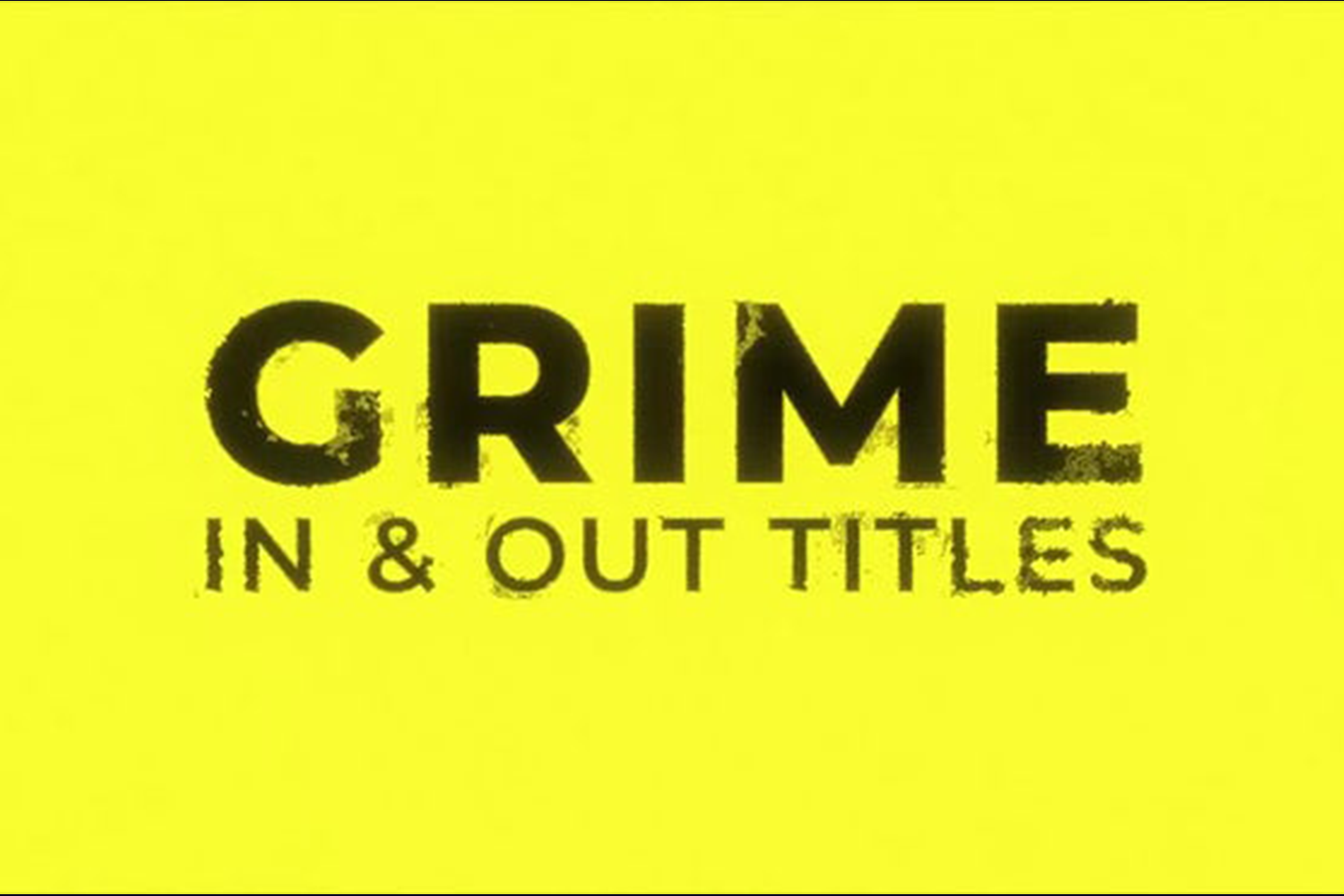 2032 破损墨迹打印效果标题LOGO文字AE PR样式视频模板 Grime In & Out Titles Or Logo