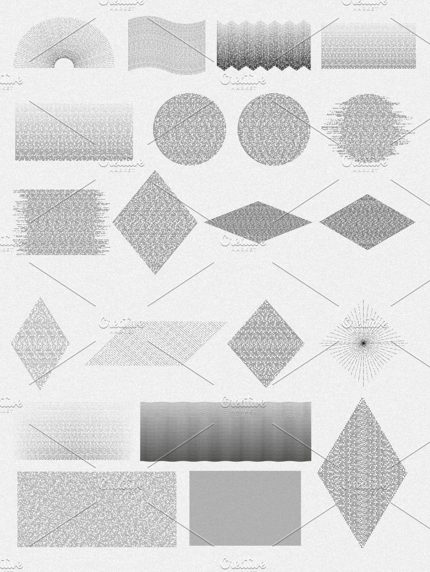 2200 90款艺术线条背景矢量素材 90 Lineart Vector Textures