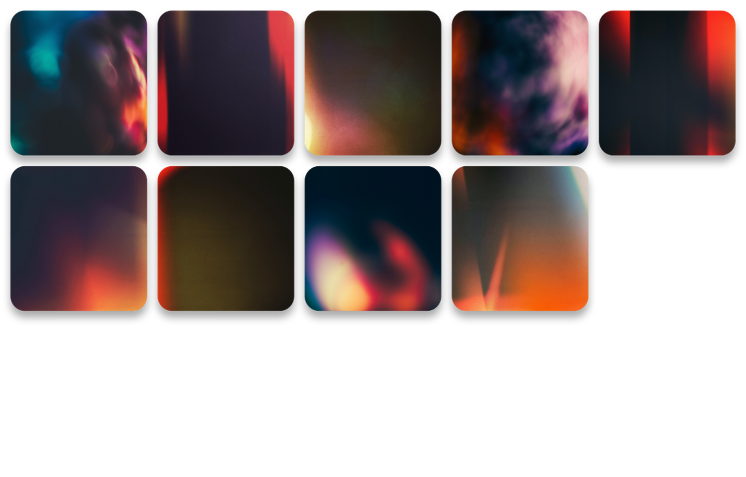 2213 49款虹彩漏光背景图像叠加素材Mextures – Light Leaks