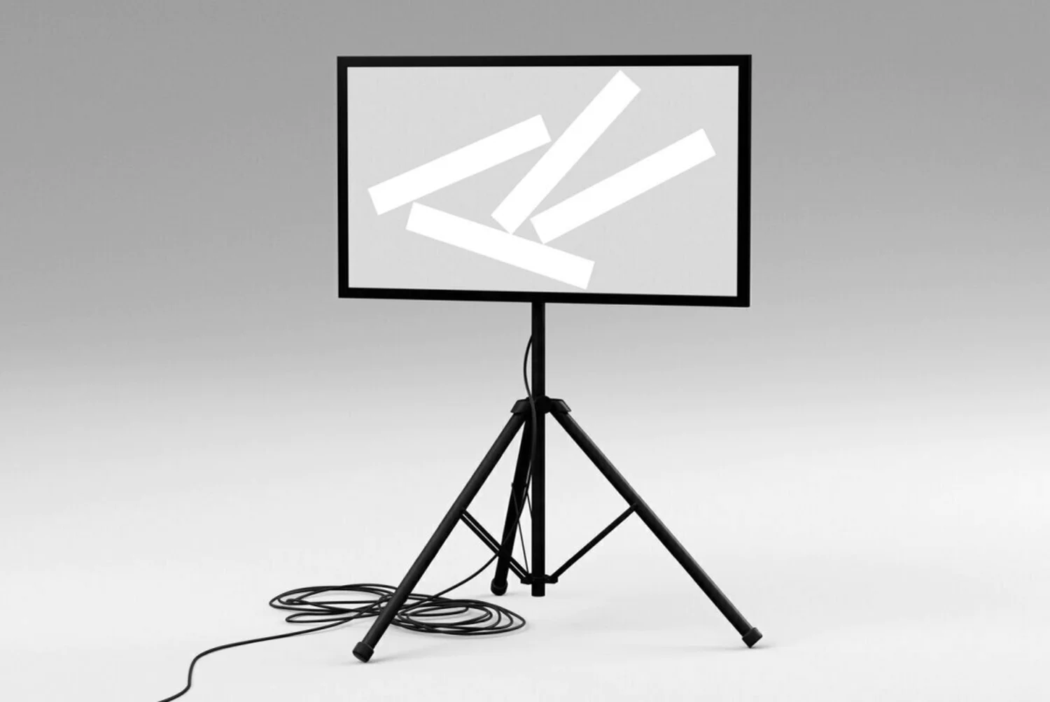 2231 企业办公小型投影屏幕PS样机 Screen-01-Standard-Mockup-FONToMASS