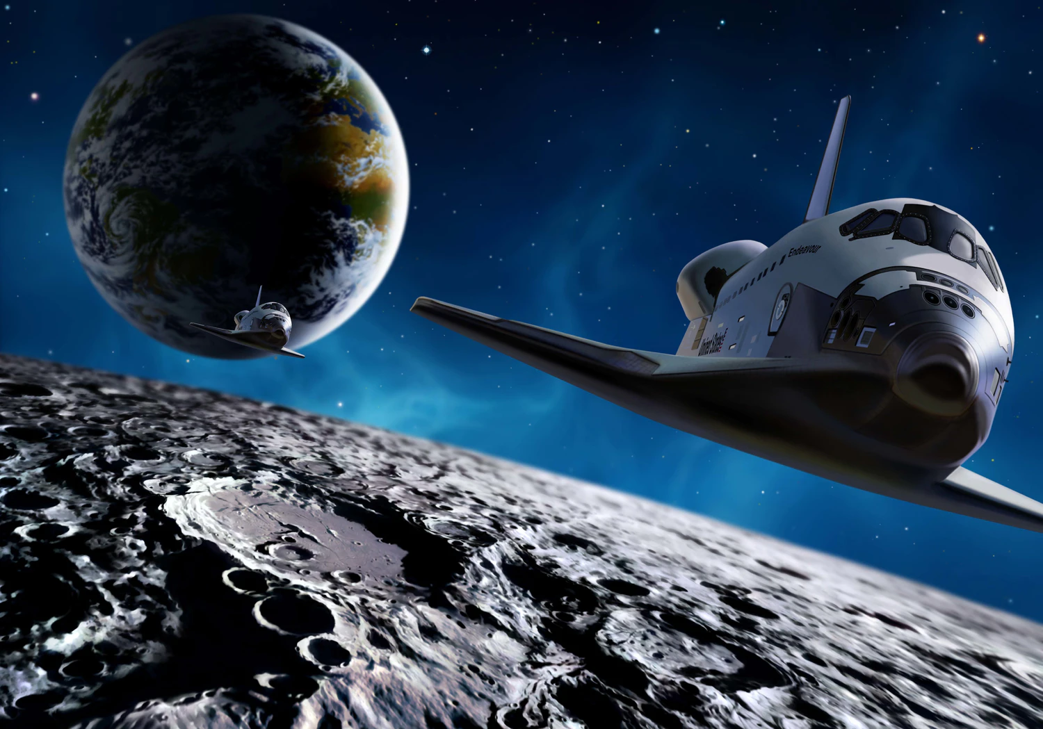 2307 90款宇宙太空星空空间站卫星高清渲染背景素材 EF08 Spaceimage Vol