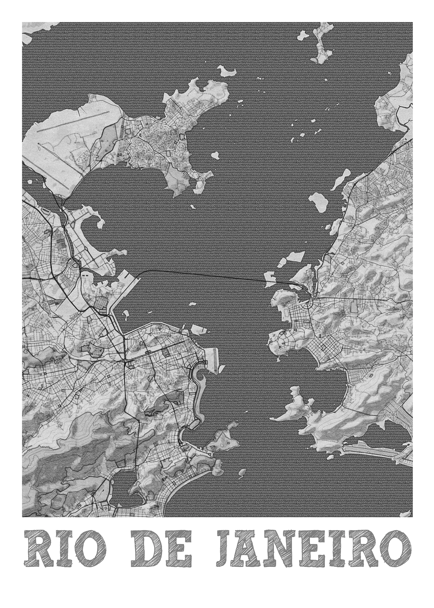 2314 100款铅笔手绘城市地图设计素材Pencil City Map Bundle