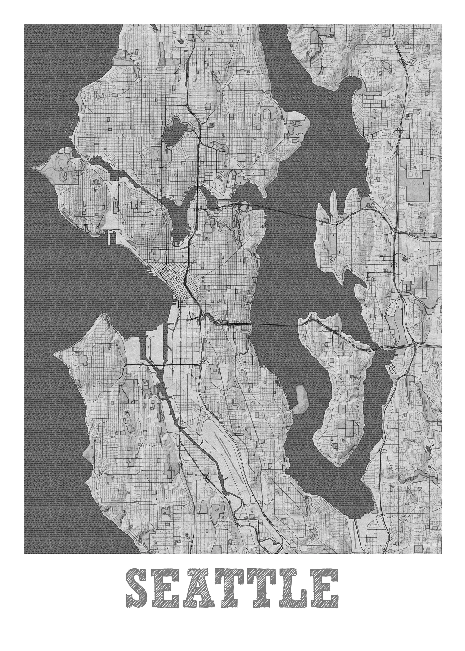 2314 100款铅笔手绘城市地图设计素材Pencil City Map Bundle