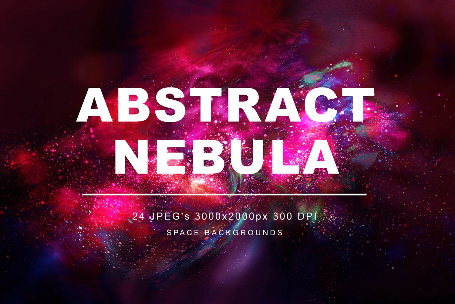 2345 24款抽象星云宇宙太空高清背景素材 Abstract Nebula Backgrounds