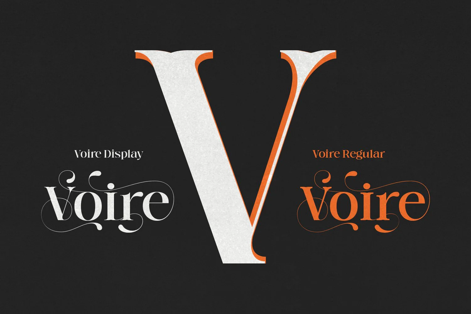 2367 现代时尚优雅俏皮衬线英文字体 Voire – Elegant Serif family