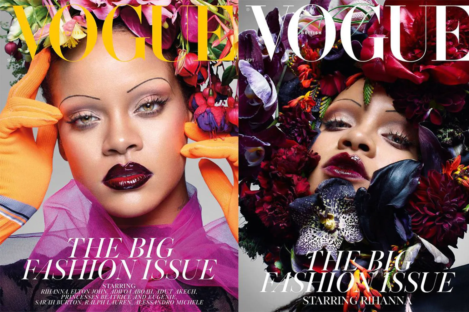 2369 时尚英文杂志英文衬线字体 Vogue Paris + Vogue Floral