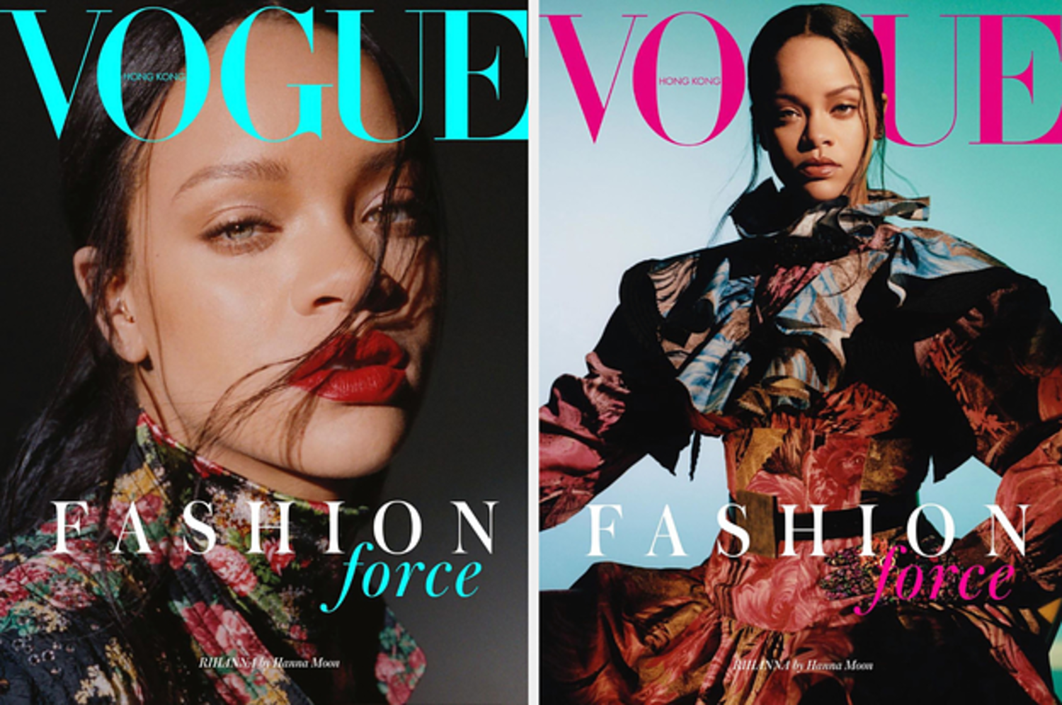 2369 时尚英文杂志英文衬线字体 Vogue Paris + Vogue Floral