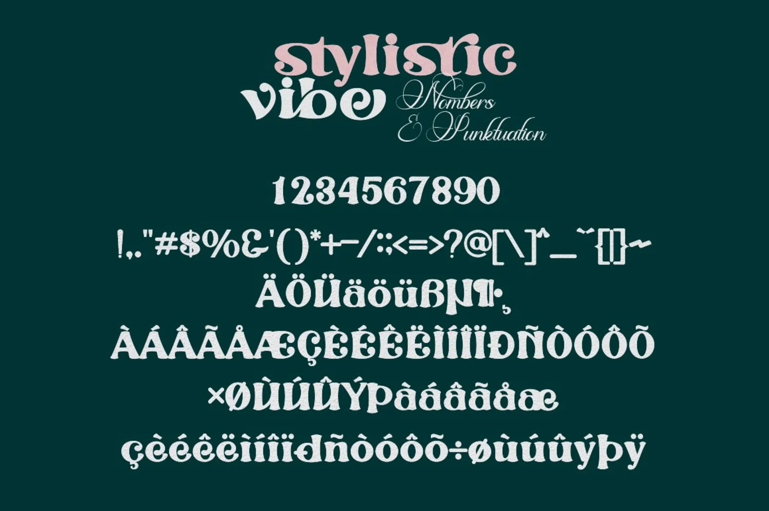 2370 现代平滑品牌标题英文无衬线字体 Artype – Stylistic Vibe