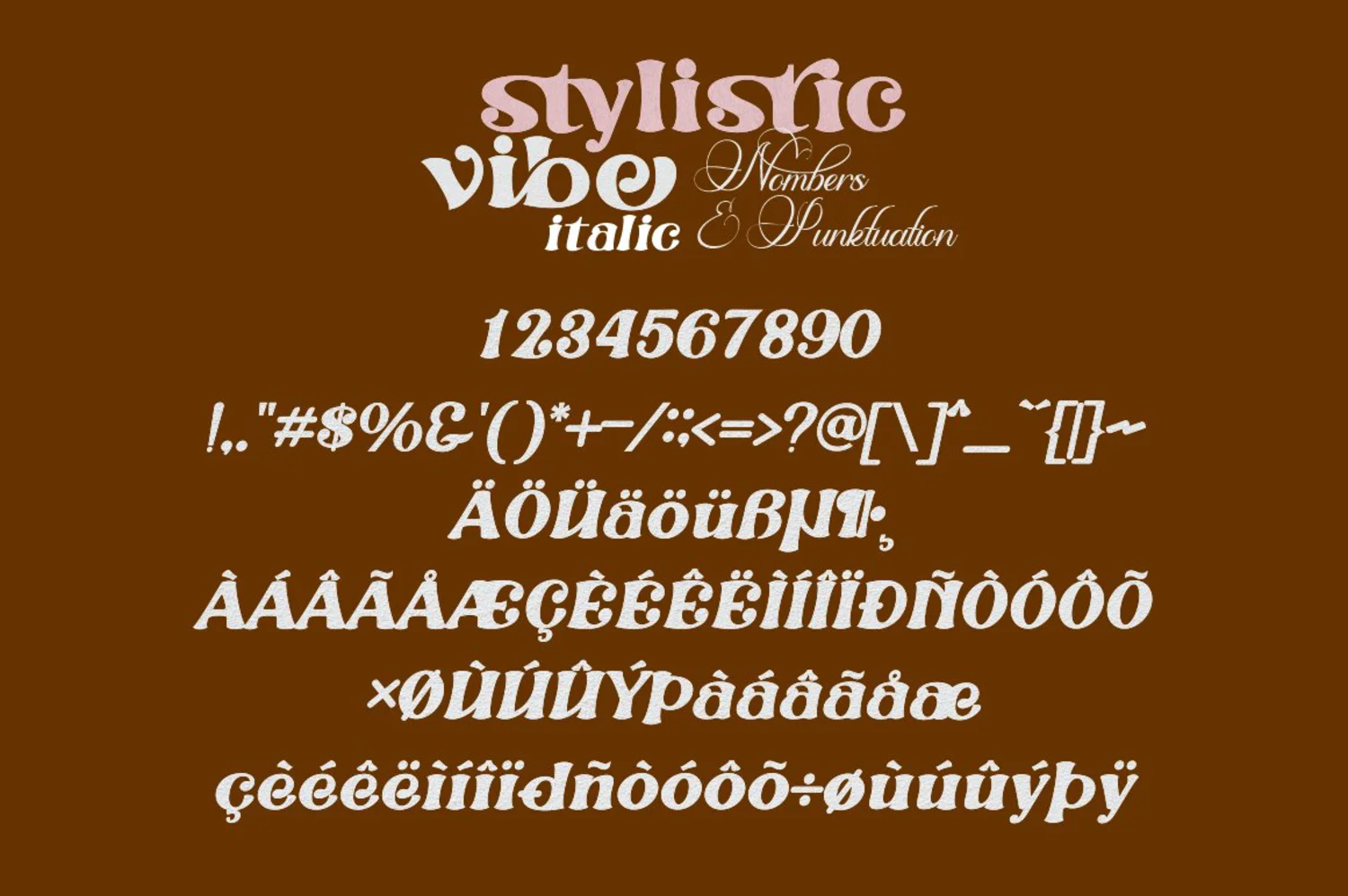 2370 现代平滑品牌标题英文无衬线字体 Artype – Stylistic Vibe