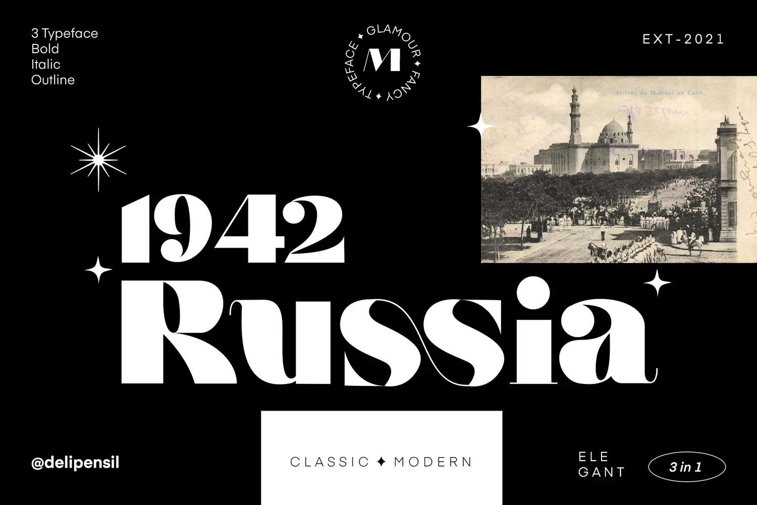 2372 潮流现代酸性逆反差海报标题Logo英文字体设计素材 Mogia – Modern Classic Typeface
