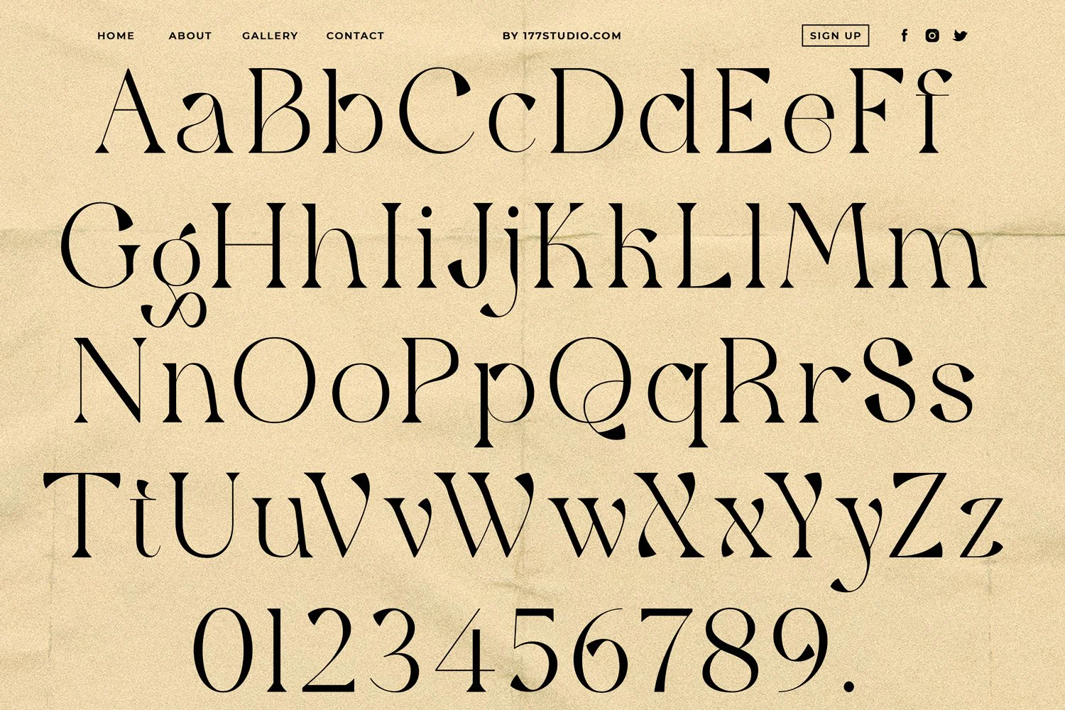 2380 酷炫酸性英文连线复古现代衬线字体 Qaitan – Modern Serif Font