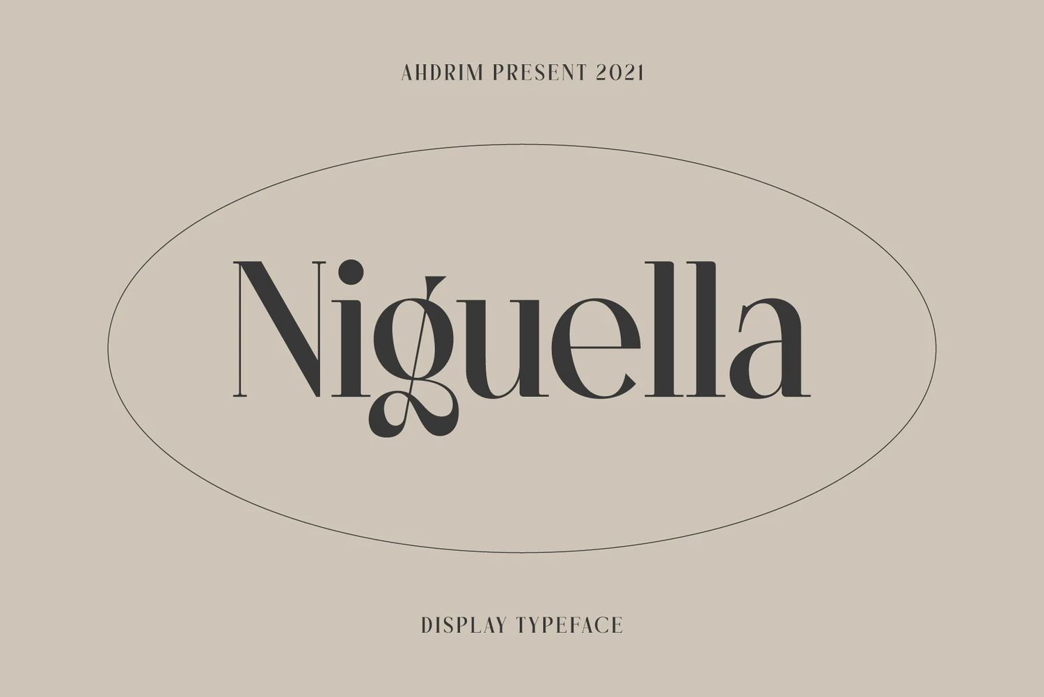 2386 Niguella现代优雅艺术英文衬线字体 Niguella – Modern Serif Font