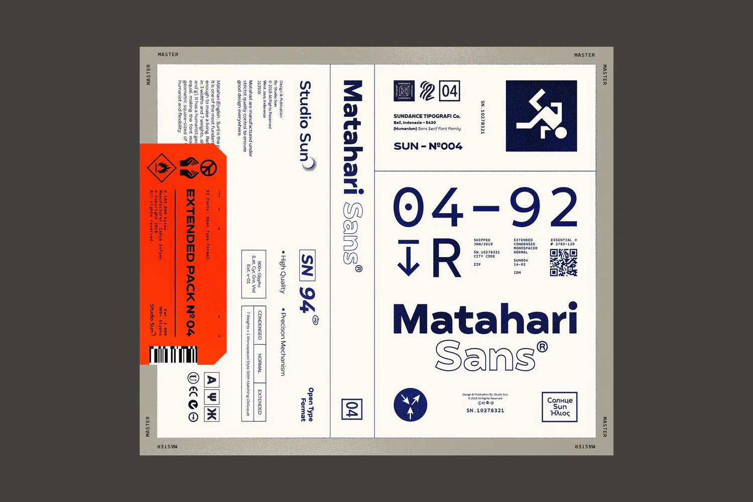 2414 Matahari简洁力量无衬线多字重英文字体Matahari Sans – Font Family _ Sans Serif Fon