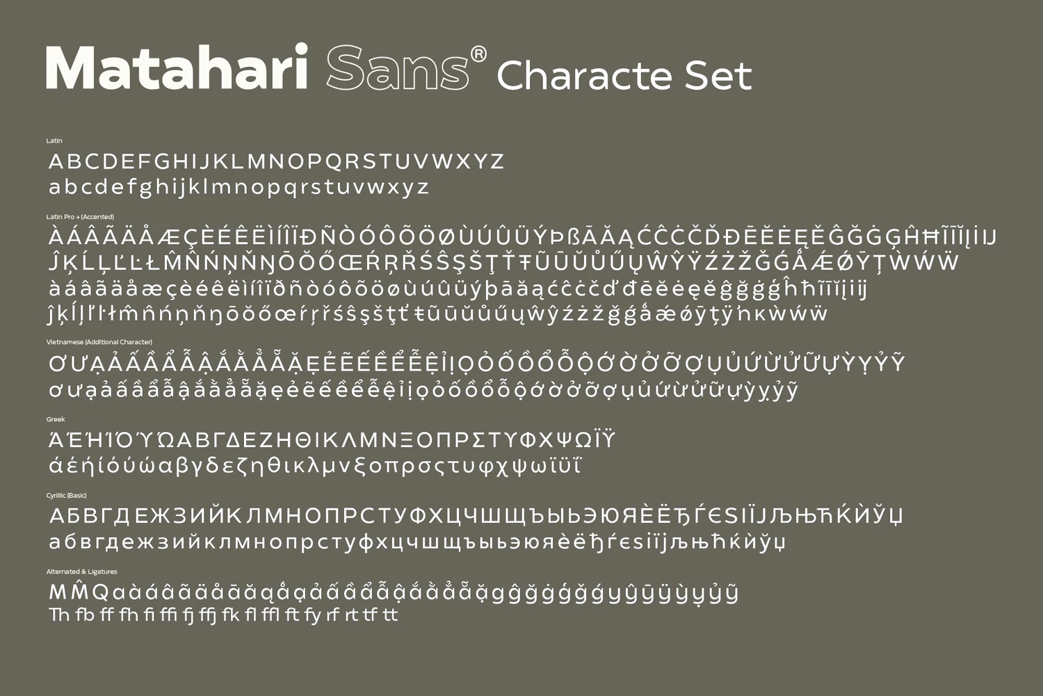 2414 Matahari简洁力量无衬线多字重英文字体Matahari Sans – Font Family _ Sans Serif Fon