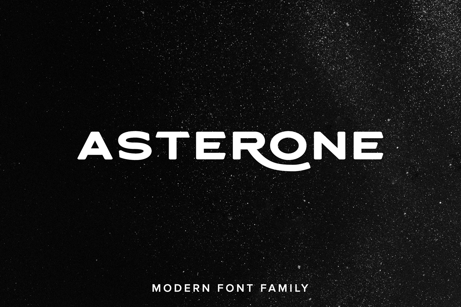 2418 现代独特标题英文无衬线字体 Asterone-Font-Family