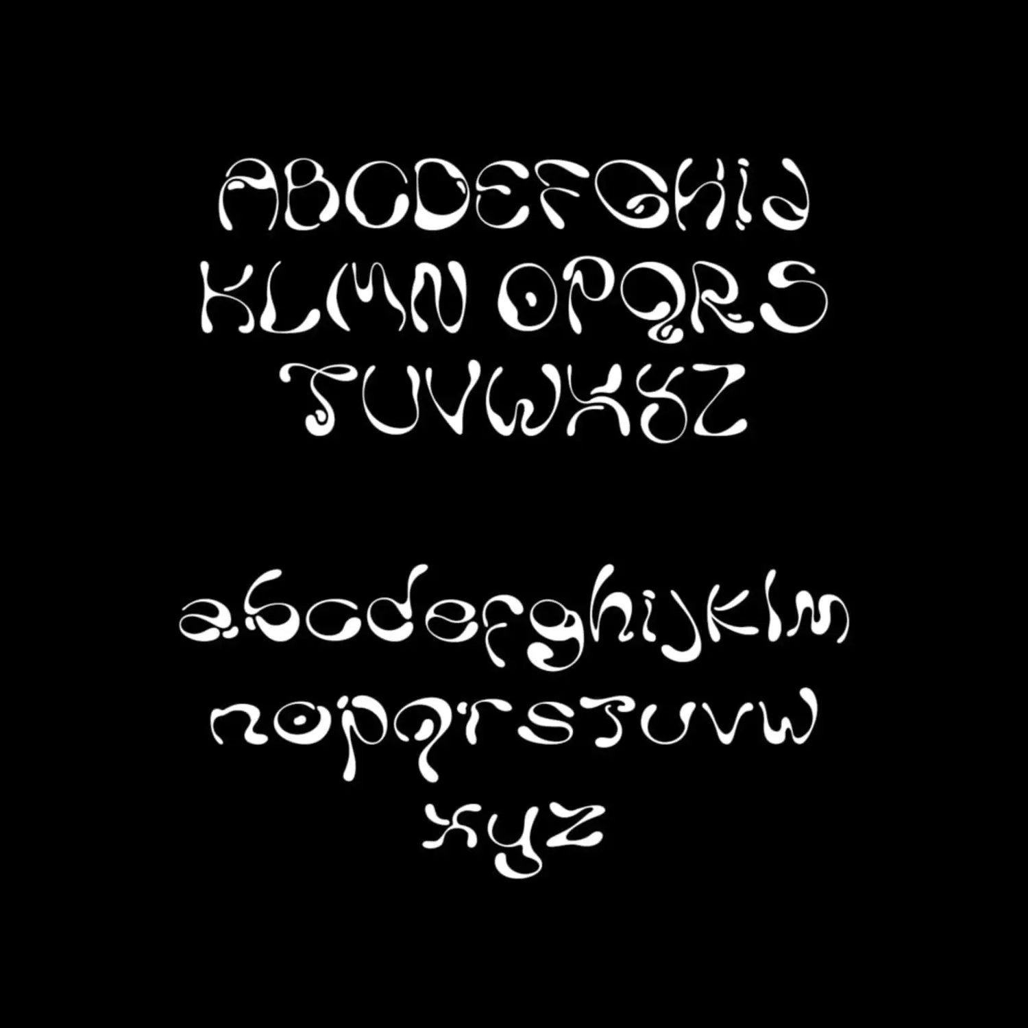 2420 卡通气泡英文装饰字体 Milena Leimig – Ladi Typeface