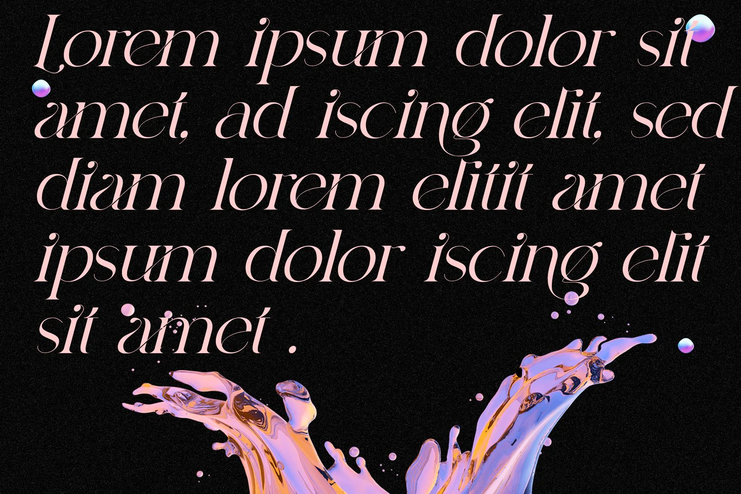 2437 优雅逆反差酸性连线细英文衬线字体Gangitem – Serif Font