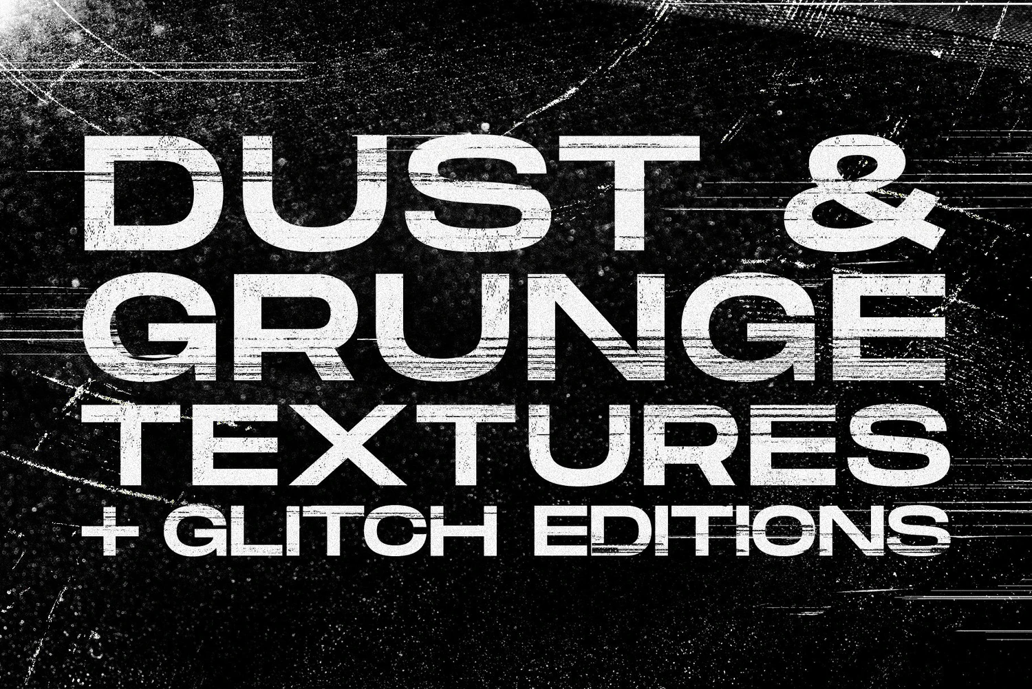 2461 高清做旧复古灰层颗粒毛刺故障背景素材包 Dust & Grunge + Glitch textures